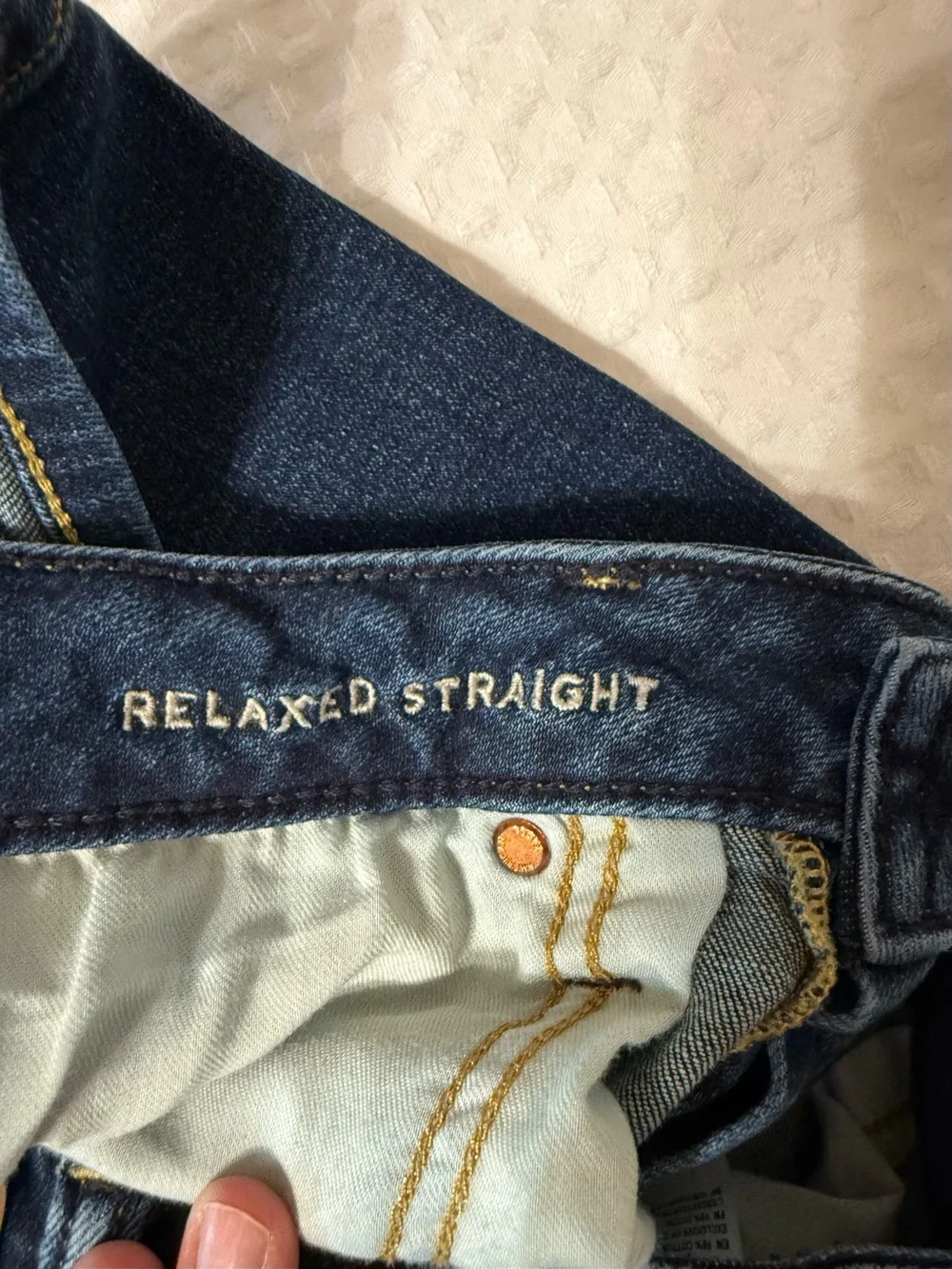 American Eagle Outfitters Men’s Indigo Relaxed Straight Jeans